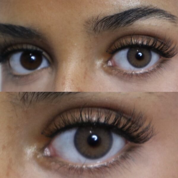 Braune Kontaktlinse | Dubai Hazel – Bild 2