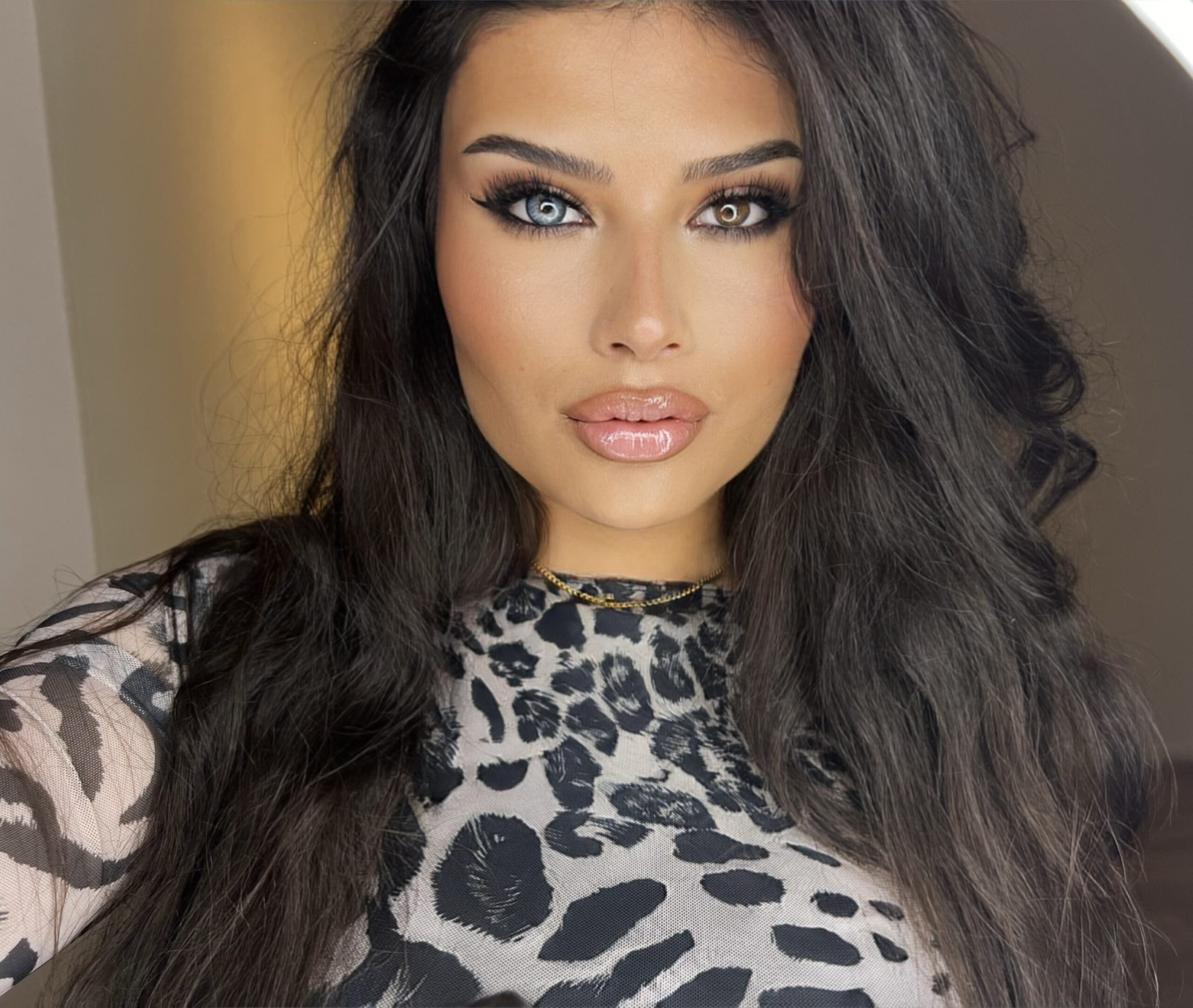 Blaue Kontaktlinse | Meerblau – Bild 2